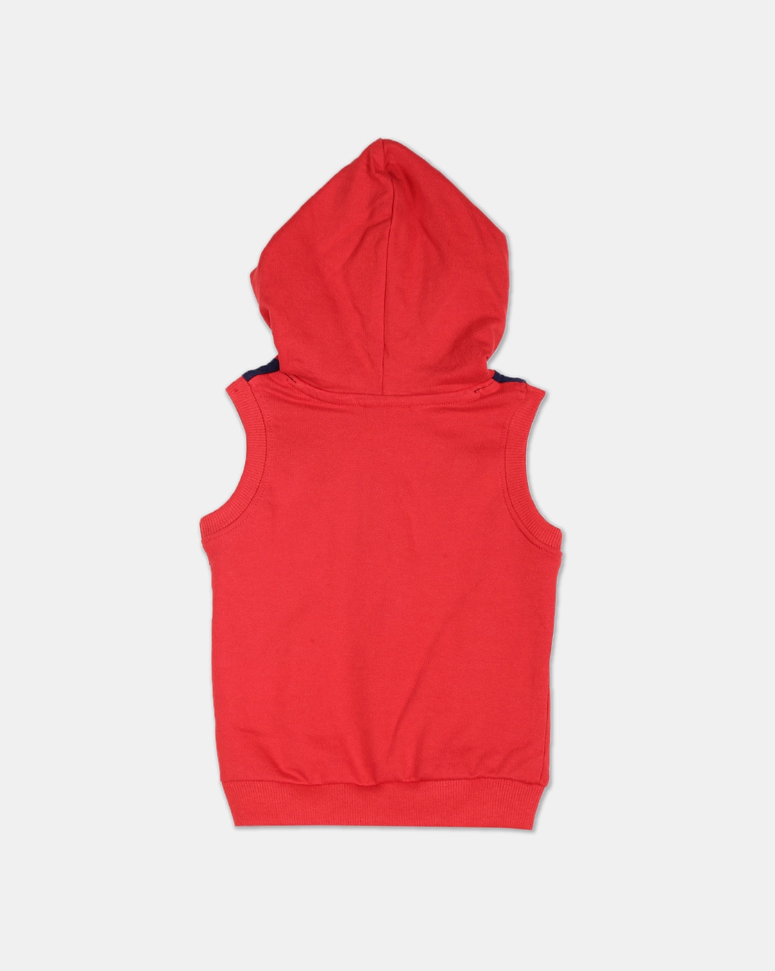 Boys sleeveless outlet red hoodie