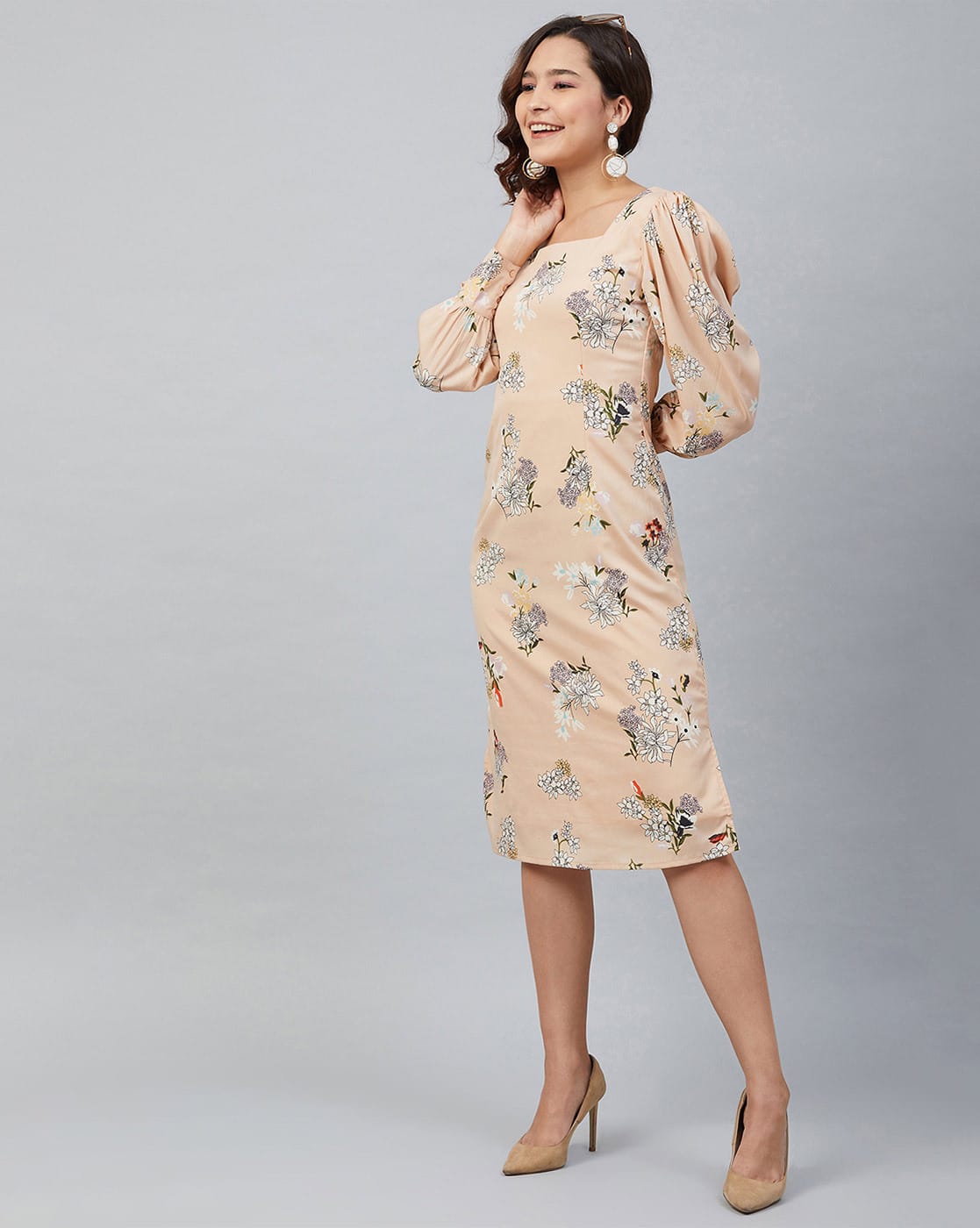 Buy Beige Dresses for Women by Rare 