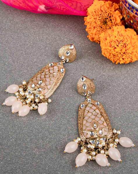 Sparkling Water Drop Earrings 2022 Trend Pink AAA Zircon Stone Women Wedding  Engagement Bridal Crystal Dangle Fashion Jewelry