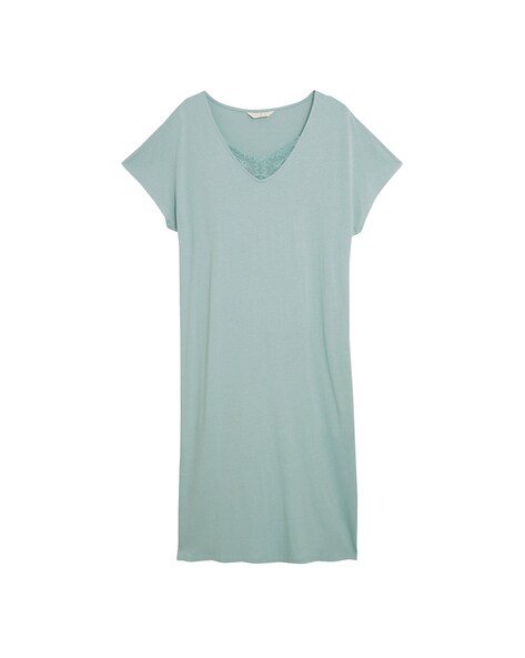 Buy Blue Nightshirts&Nighties for Women by Marks & Spencer Online