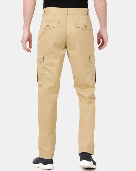 Buy t-base Men's Beige Slim Tapered Chinos -Trousers for Mens at Amazon.in