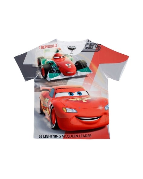 Buy Red Tshirts for Boys by Cars Online 