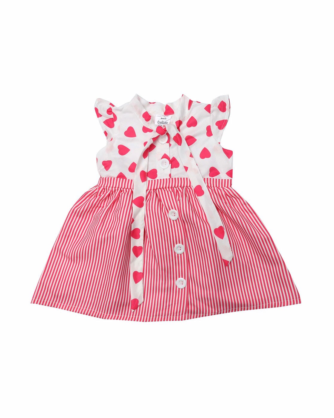 Buy Peach Dresses & Frocks for Girls by DOODLE Online | Ajio.com