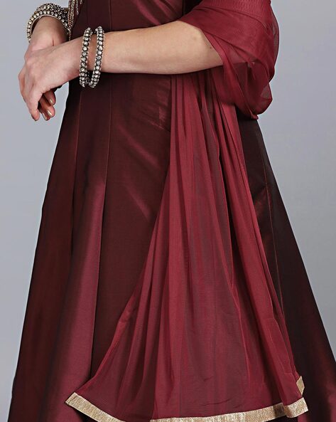 Buy Maroon Dresses & Gowns for Women by CHHABRA 555 Online