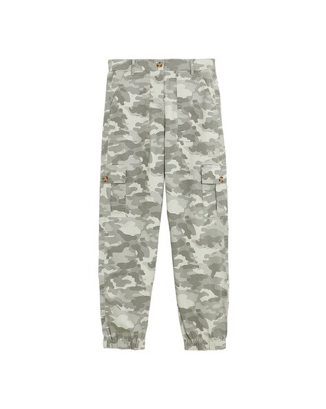 Buy Luismes Women High Rise Slim Fit Camouflage Jogger Pants with Belt Cargo  Trouser Womens Camouflage Pants Camo Casual Cargo Joggers Trousers Hip Hop  Rock Trousers at Amazonin