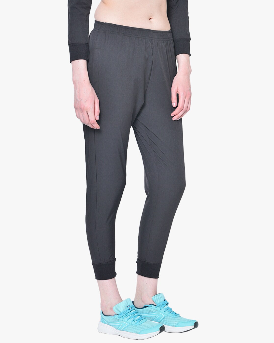 Buy Black Track Pants for Women by Chkokko Online