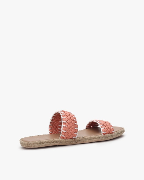 Buy Pink Flat Sandals for Women by Svrnaa by AZORTE Online | Ajio.com