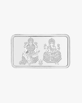 999.9 Silver 100G Lakshmi & Ganesh Bar