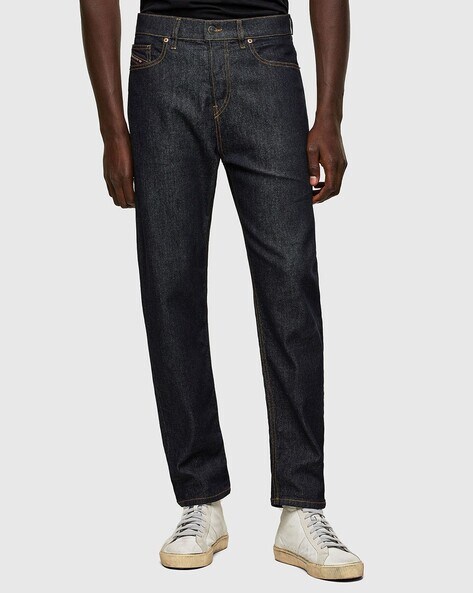 diesel navy d vider tapered jeans