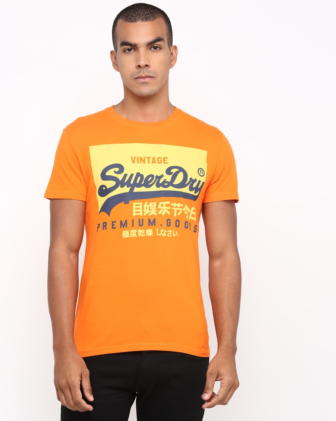 Buy Orange Tshirts for Men SUPERDRY Online Ajio.com