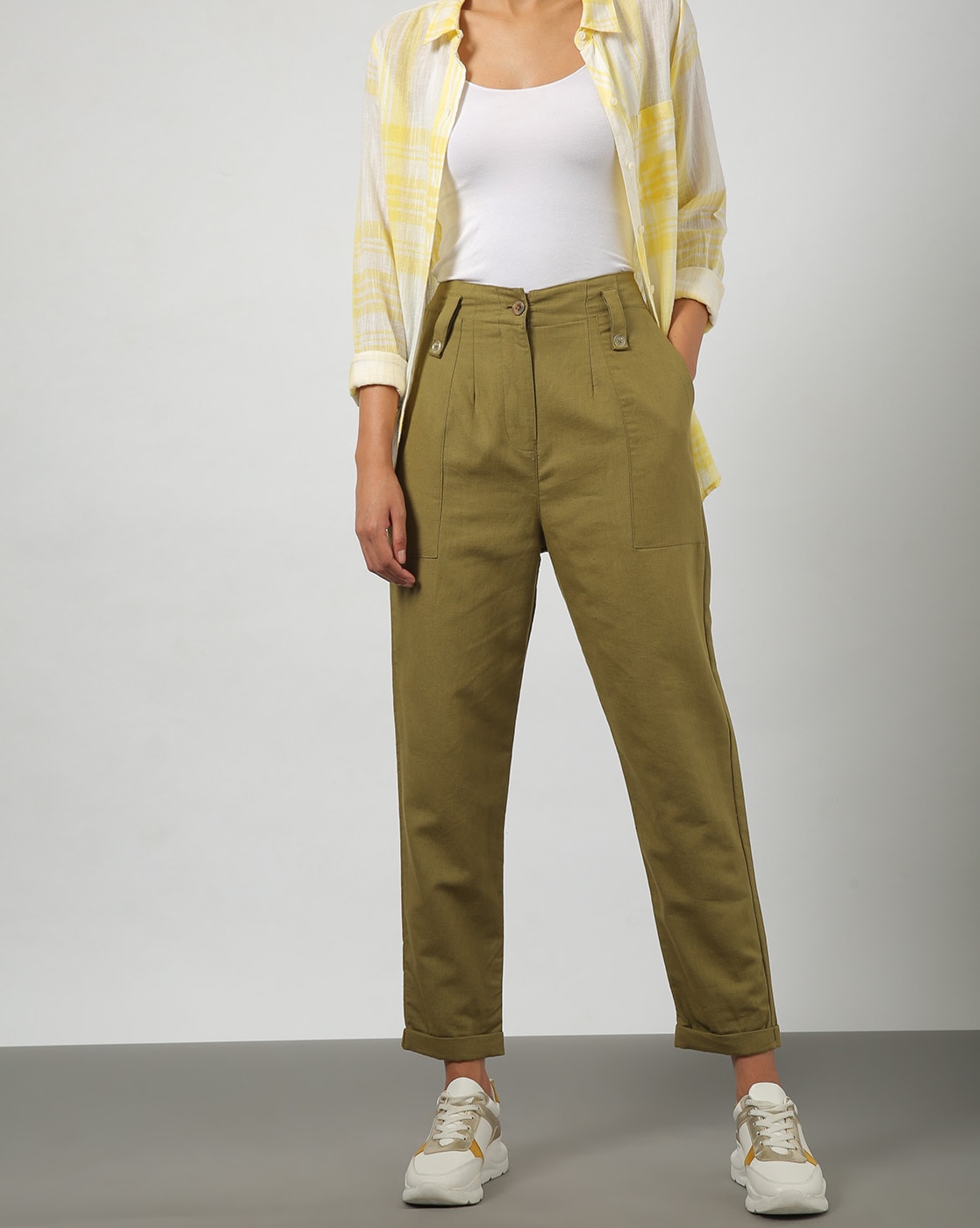 JW Anderson highwaist Cargo Trousers  Farfetch