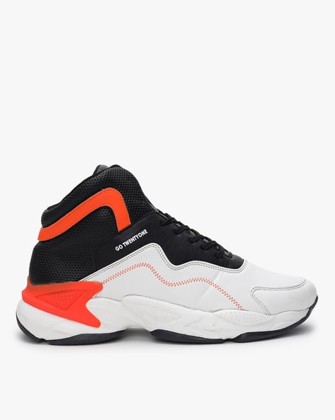 go21 mid top lace up sneakers