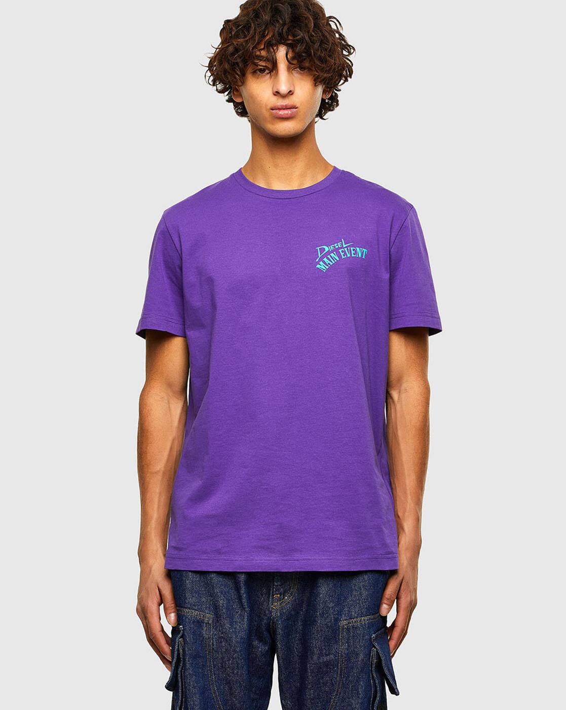 diesel purple t shirt