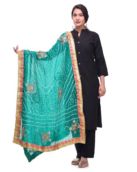 Embellished Bandhani Dupatta Price in India