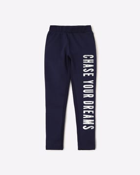 ladies navy track pants