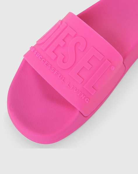 Pink brand best sale flip flops