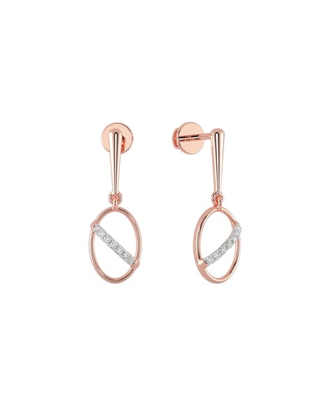 Rose Gold And 3.55ct Diamond Drop Earrings Available For Immediate Sale At  Sotheby's