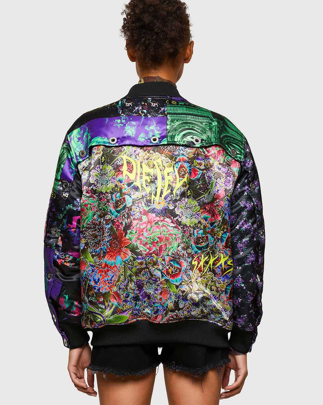 Graphic Cotton Bomber Jacket - Ready-to-Wear 1ABJGX