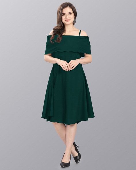 anjum fashion Women Fit and Flare Multicolor Dress - Buy anjum fashion  Women Fit and Flare Multicolor Dress Online at Best Prices in India |  Flipkart.com