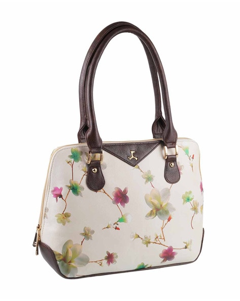 Fashion Floral Print Handbag Women's Stitching Crossbody Bag - Temu