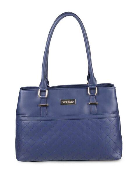 navy blue women's handbolsas