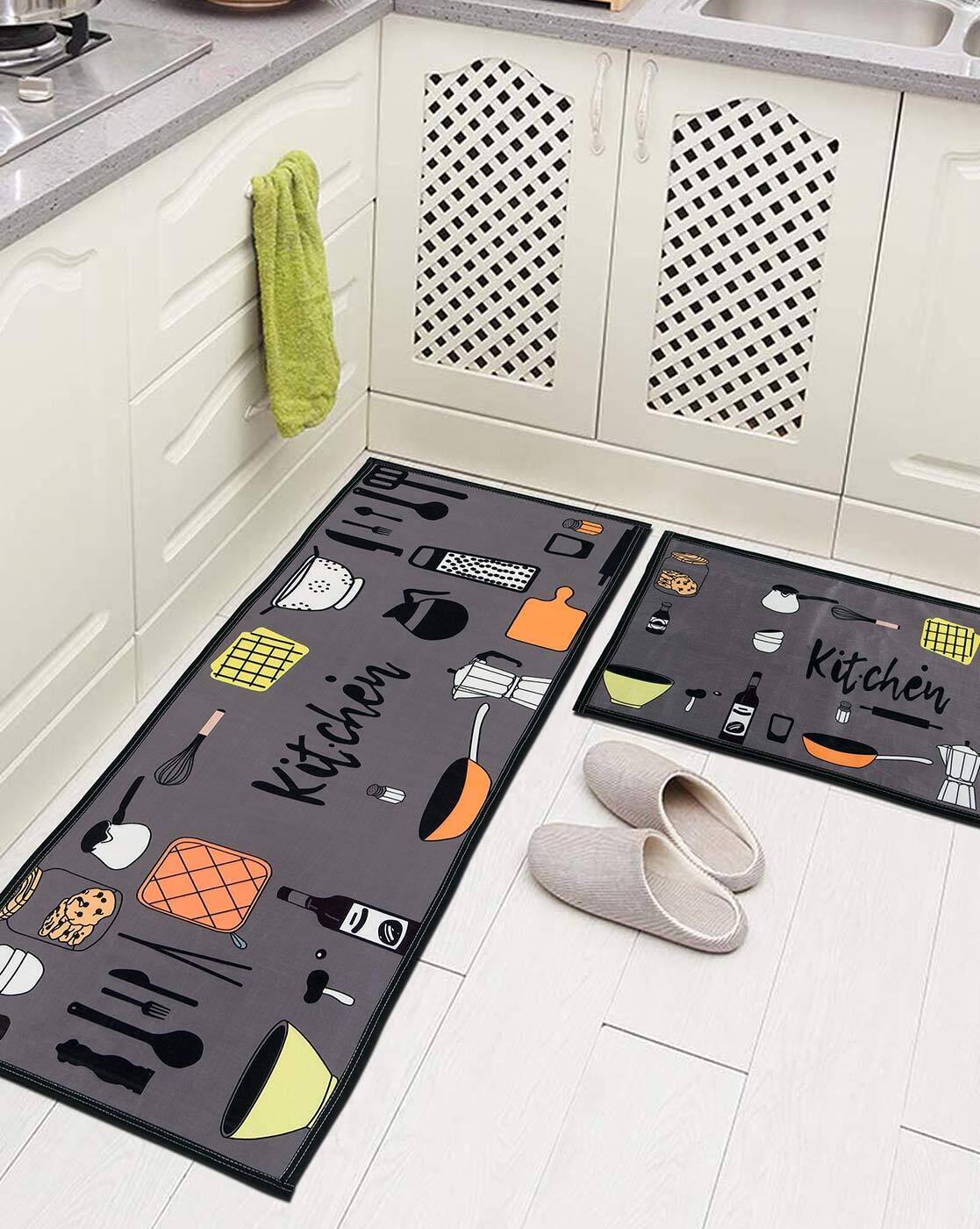 Buy Grey Rugs Carpets Dhurries For Home Kitchen By Aazeem Online Ajio Com