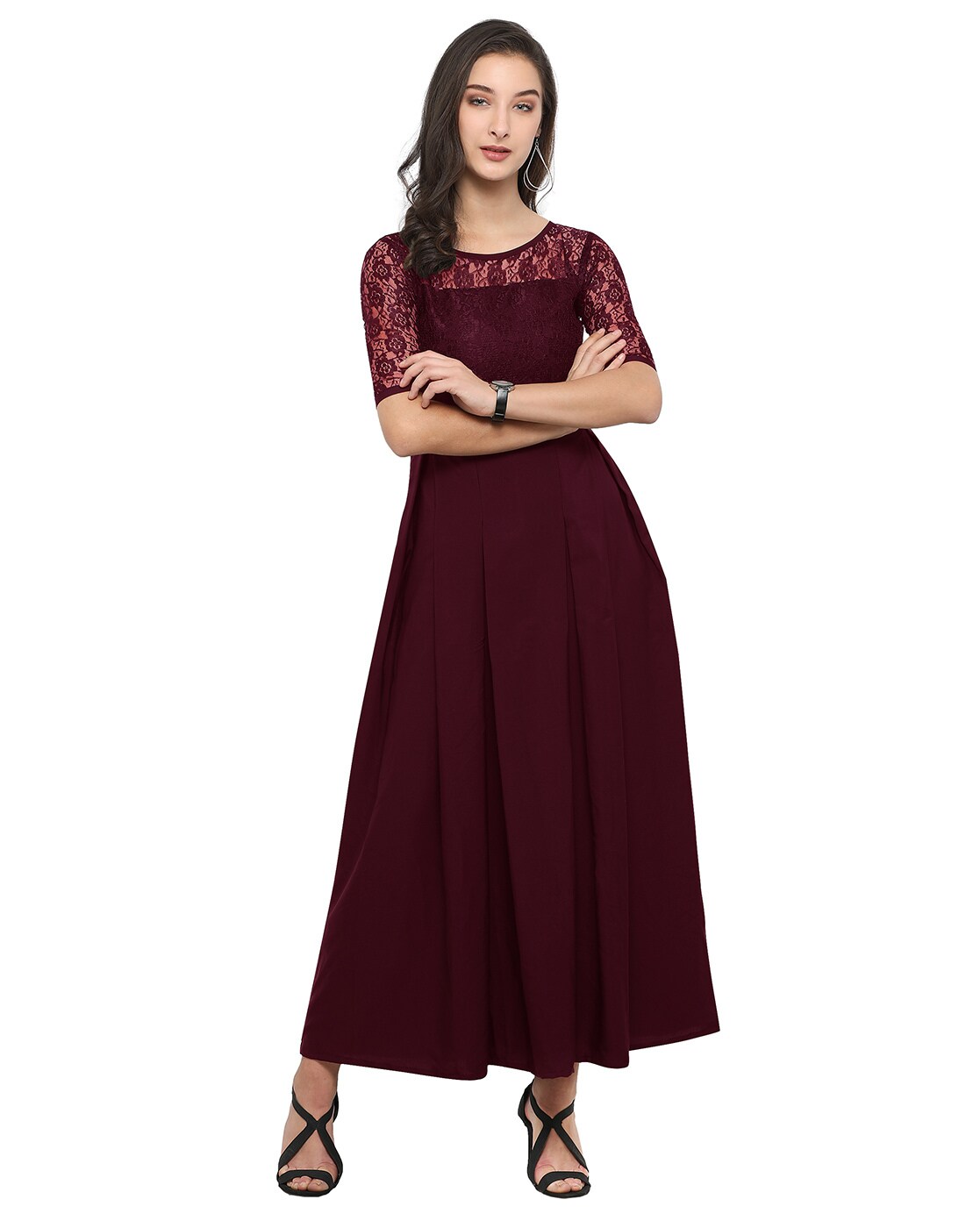 Buy Navy Blue Dresses & Gowns for Women by Scakhi Online | Ajio.com