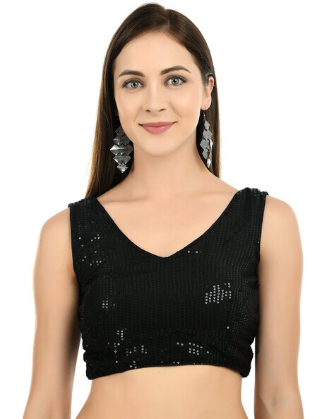 Cotton Ladies Crop Top, Black at Rs 99/piece in New Delhi