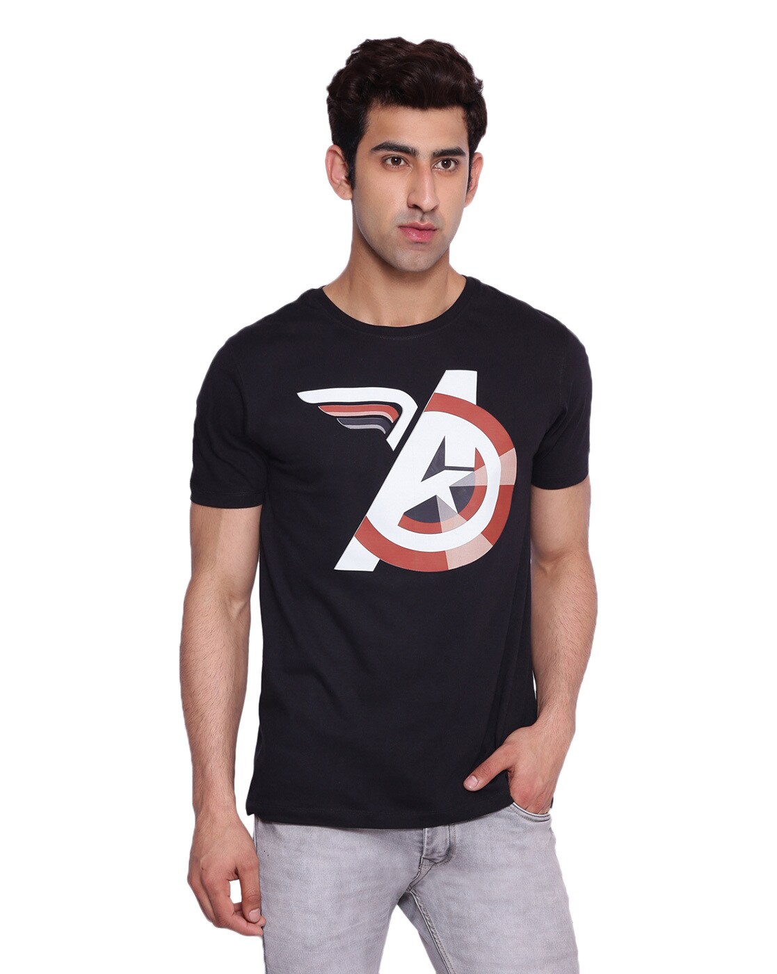 marvel t shirt ajio