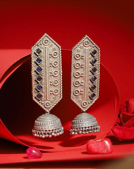 Stylish Partywear Gold Plated Partywear Designer Brass Dangler Earring for  Women and Girls. | K M HandiCrafts India