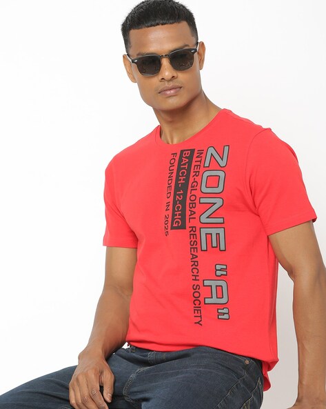 Buy Red Tshirts for Men by DNMX Online