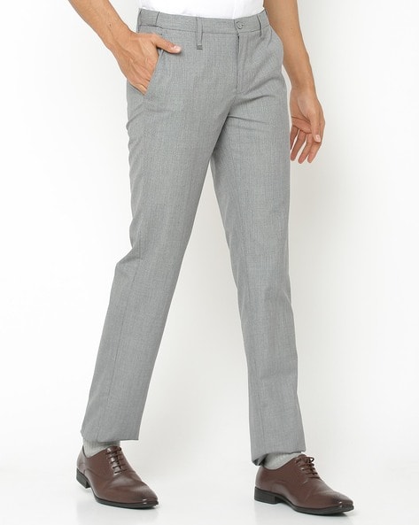 Buy Formal Pants  Silver Grey by AYRO LANE at Ogaan Market Online Shopping  Site