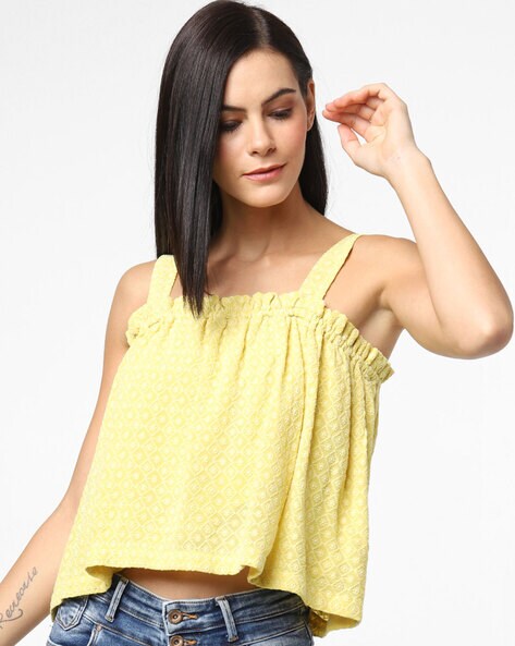 Buy Yellow Tops for Women by ONLY Online