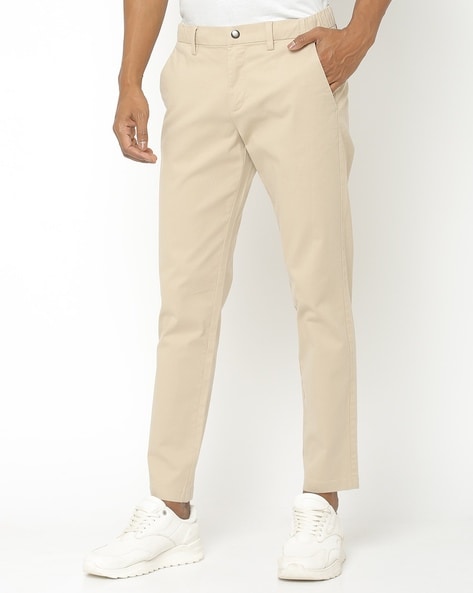 mens flat front chinos