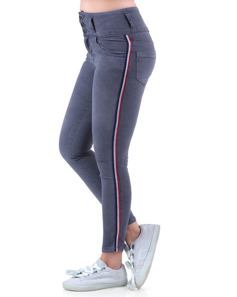 Buy strip jeans pants for girls in India @ Limeroad | page 2