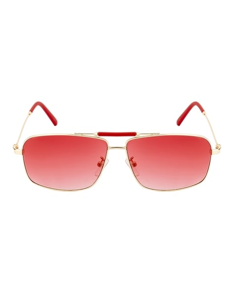 Buy Reyda Retro Square Sunglasses Red For Men Online @ Best Prices in India  | Flipkart.com