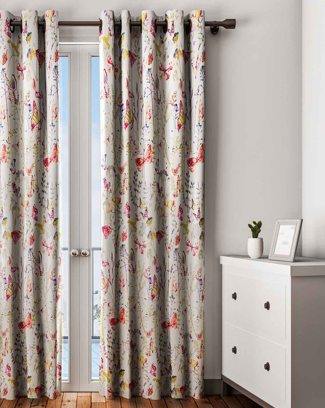 Buy Yellow Curtains & Accessories for Home & Kitchen by URBAN DREAM Online  
