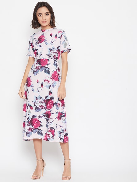 Purys Floral Print Sheath Dress