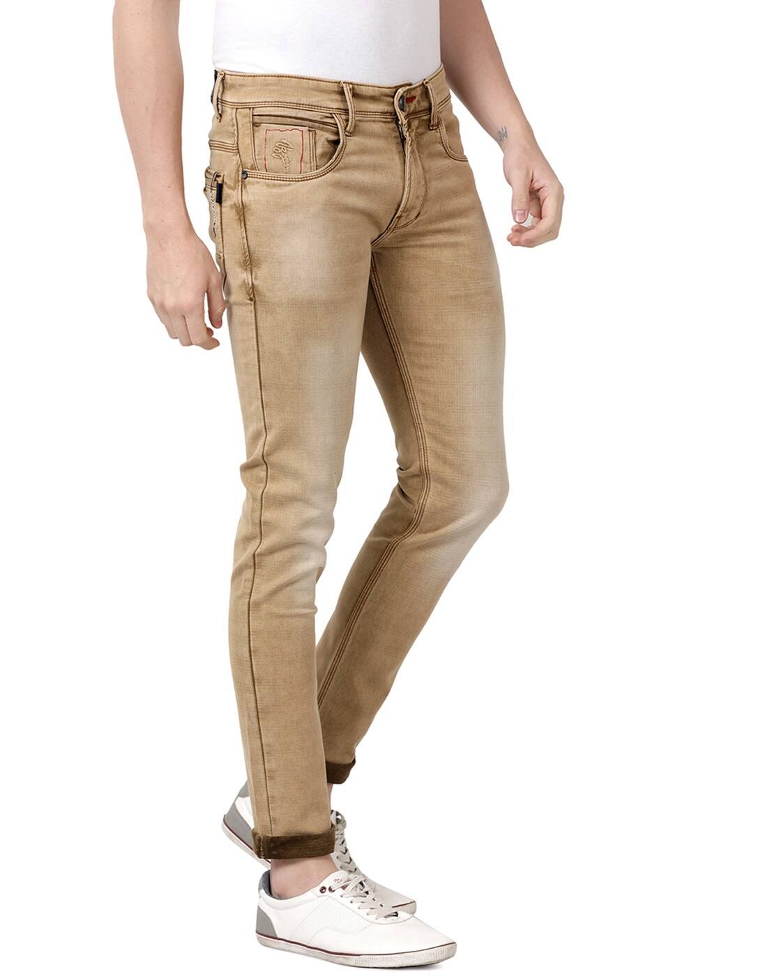 brown jeans for men