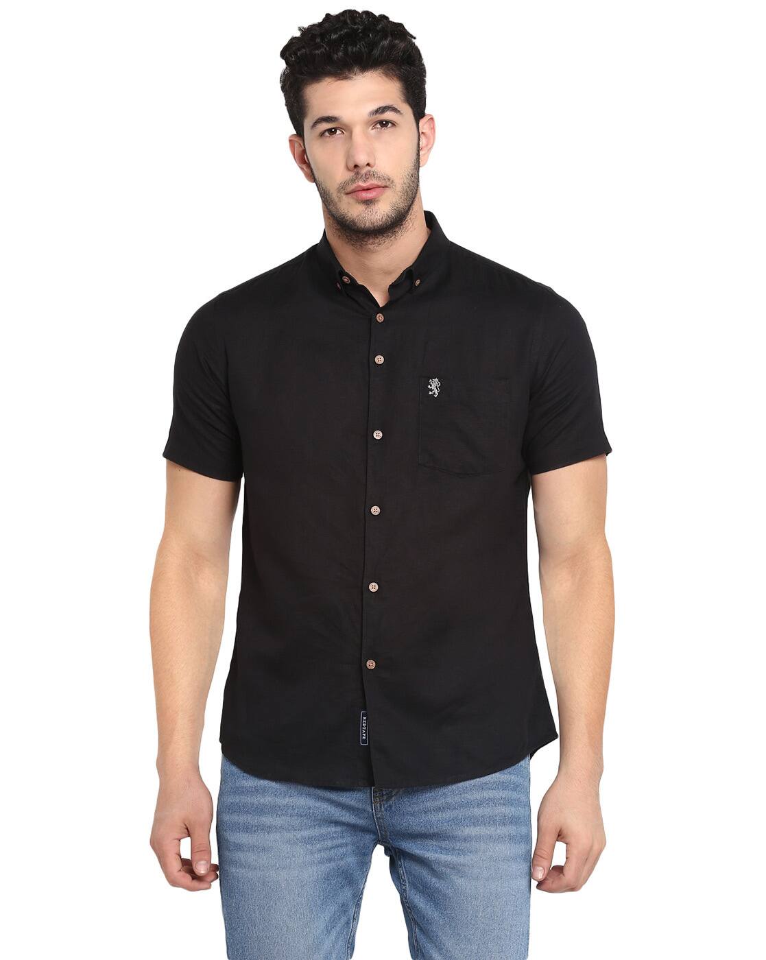 Buy Black Shirts for Men by RED TAPE 