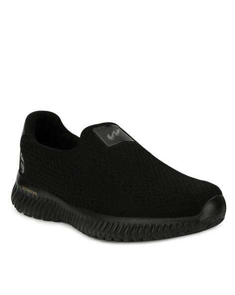 Campus oxyfit black running shoes Clearance