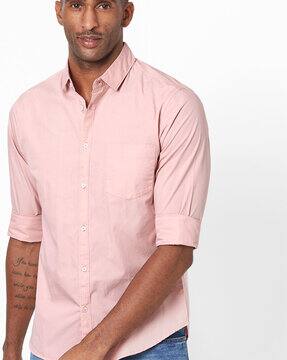 Buy Dusty Pink Shirts for Men by 