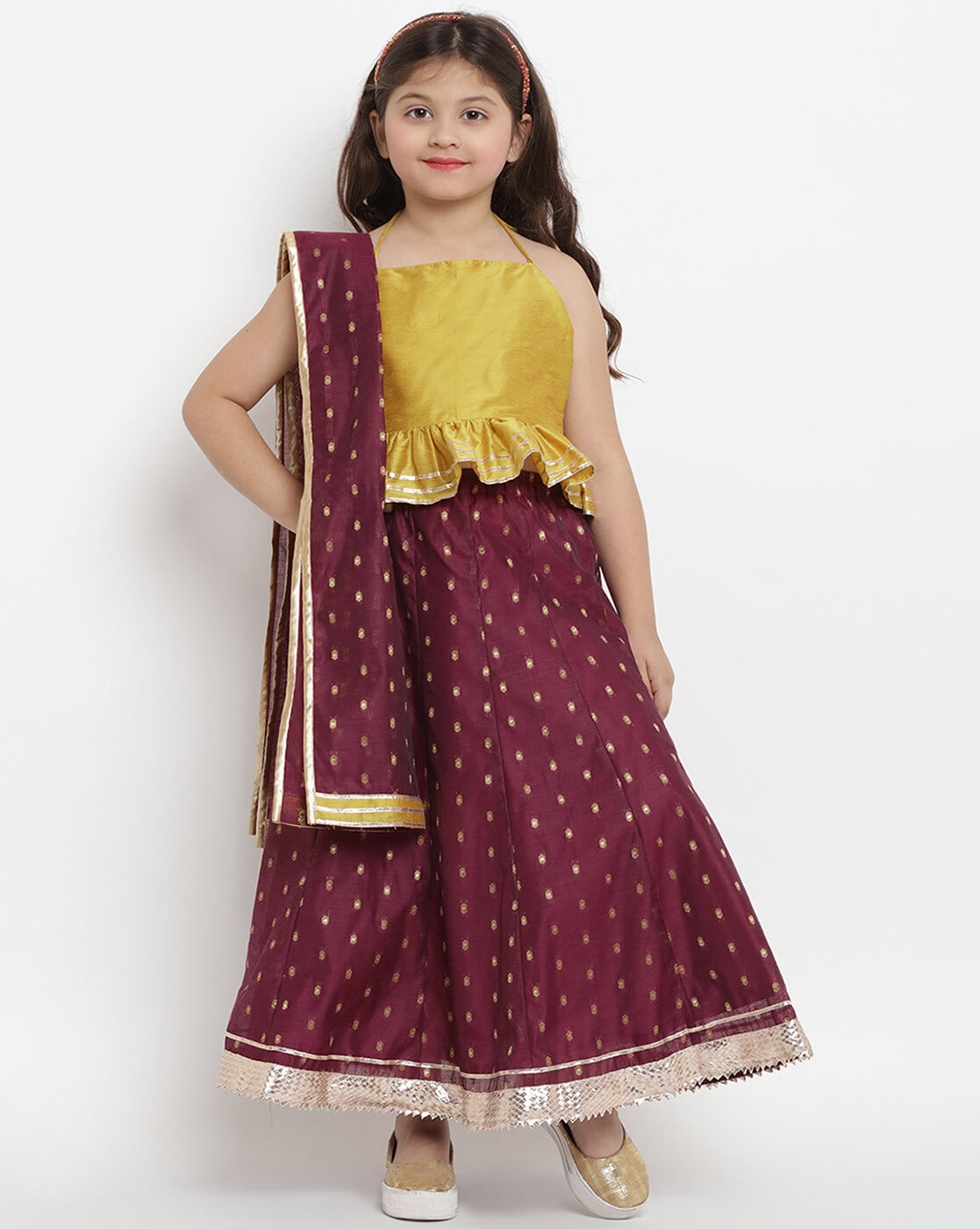 Give Your Little Princess a Ravishing Look with Kids Lehenga Choli(2019):  Check Out Top