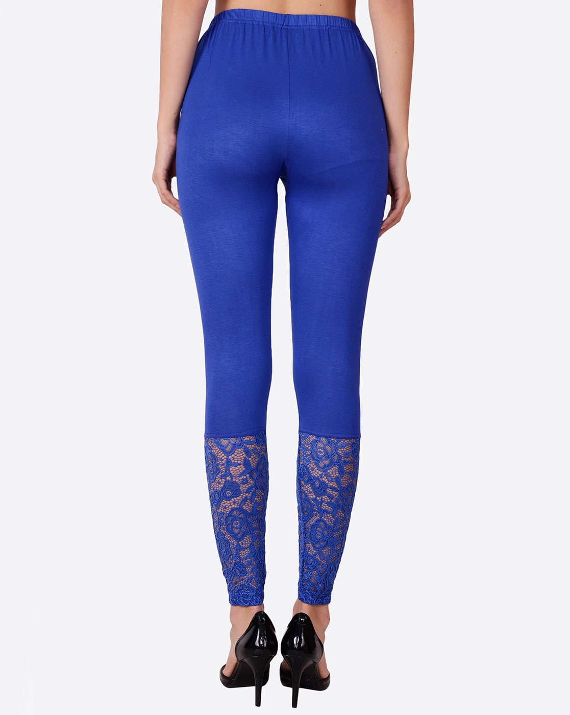 Half net outlet leggings