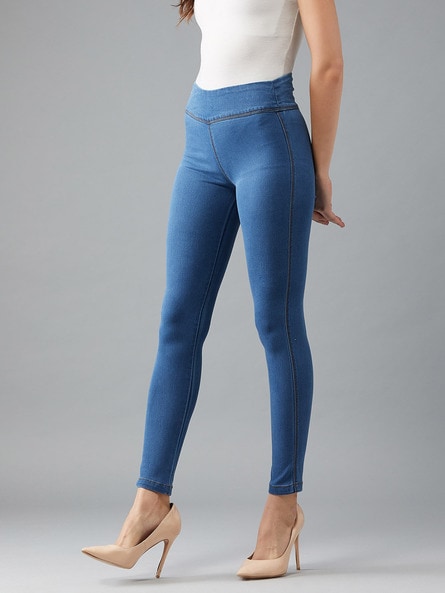 Blue Jeggings - Buy Blue Jeggings online in India