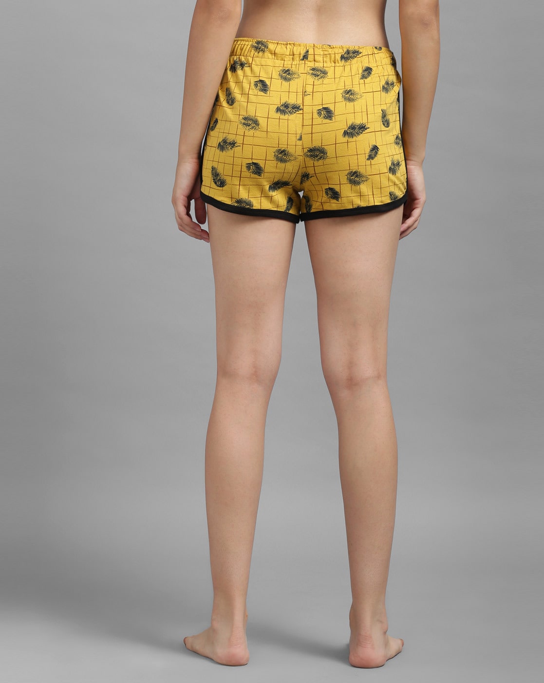 Buy Blue Yellow Shorts for Women by KOTTY Online Ajio