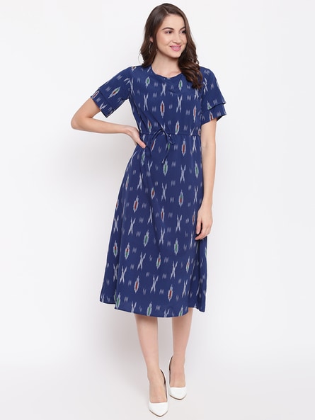 Abstract A-line Dress