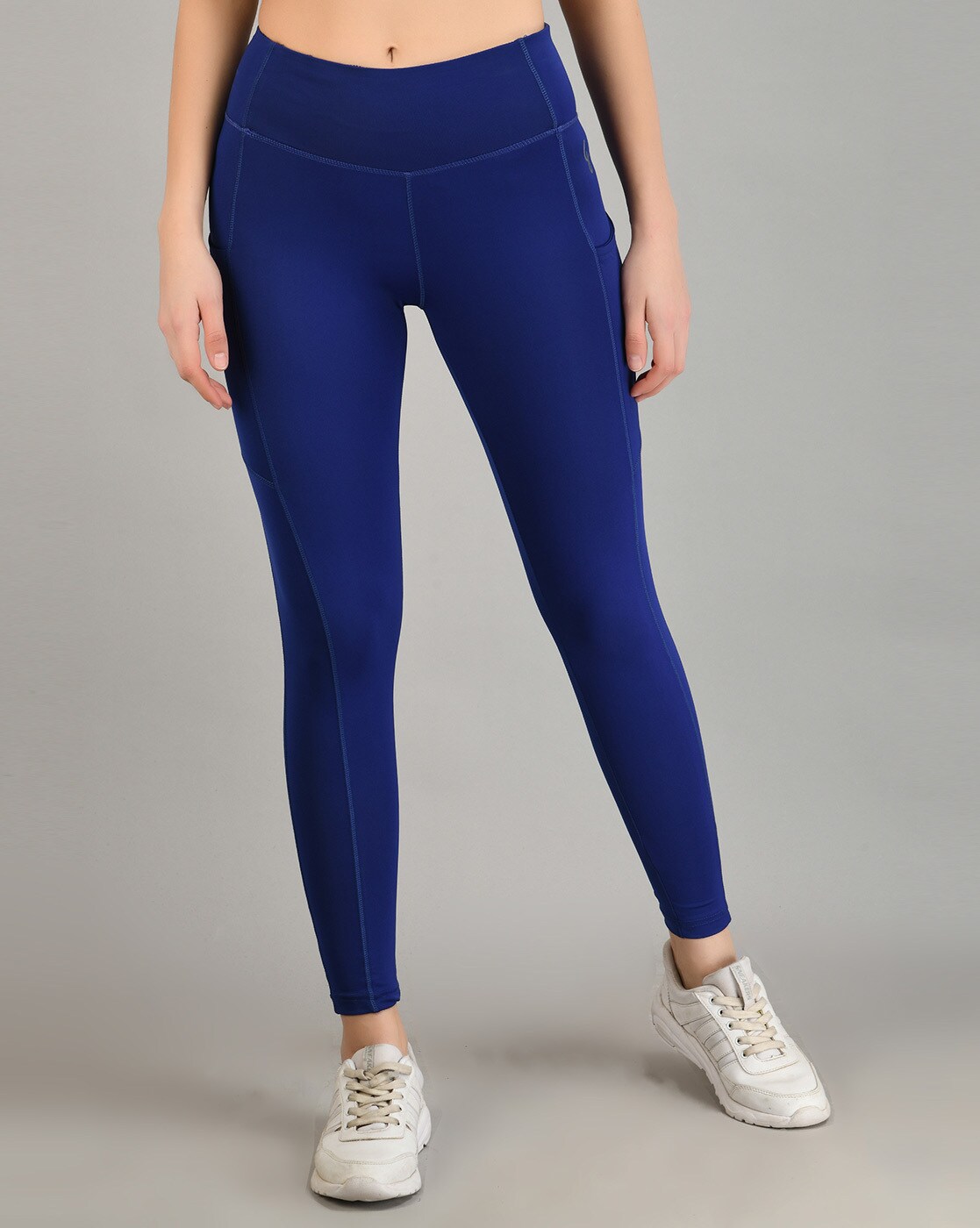 Buy Blue Leggings for Women by F FITLETHICS Online