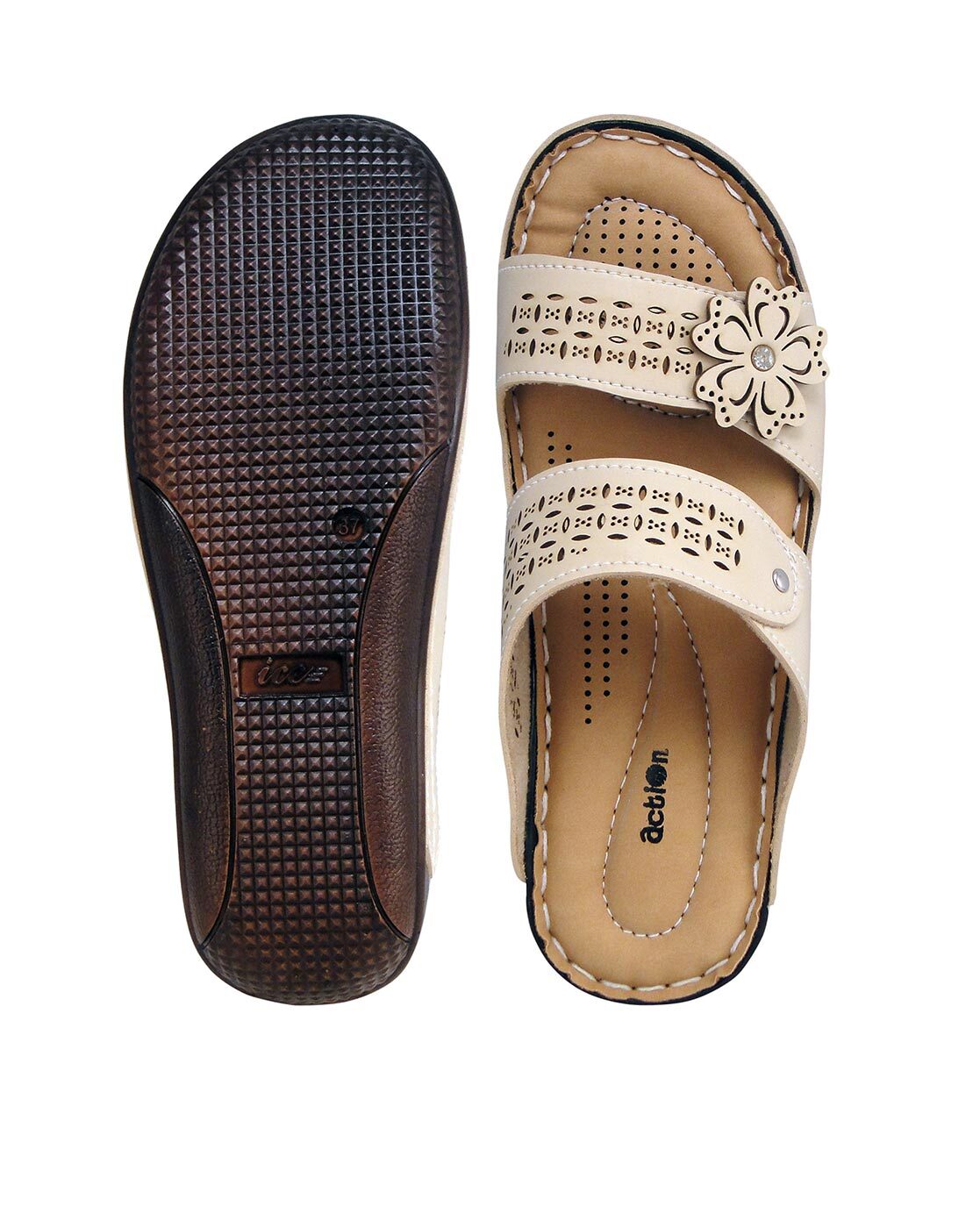 Go stylish on all casual occasions with Action Shoes, click here to explore  :http://goo.gl/b8ojQw | Stylish sandals, Womens sandals, Shoes