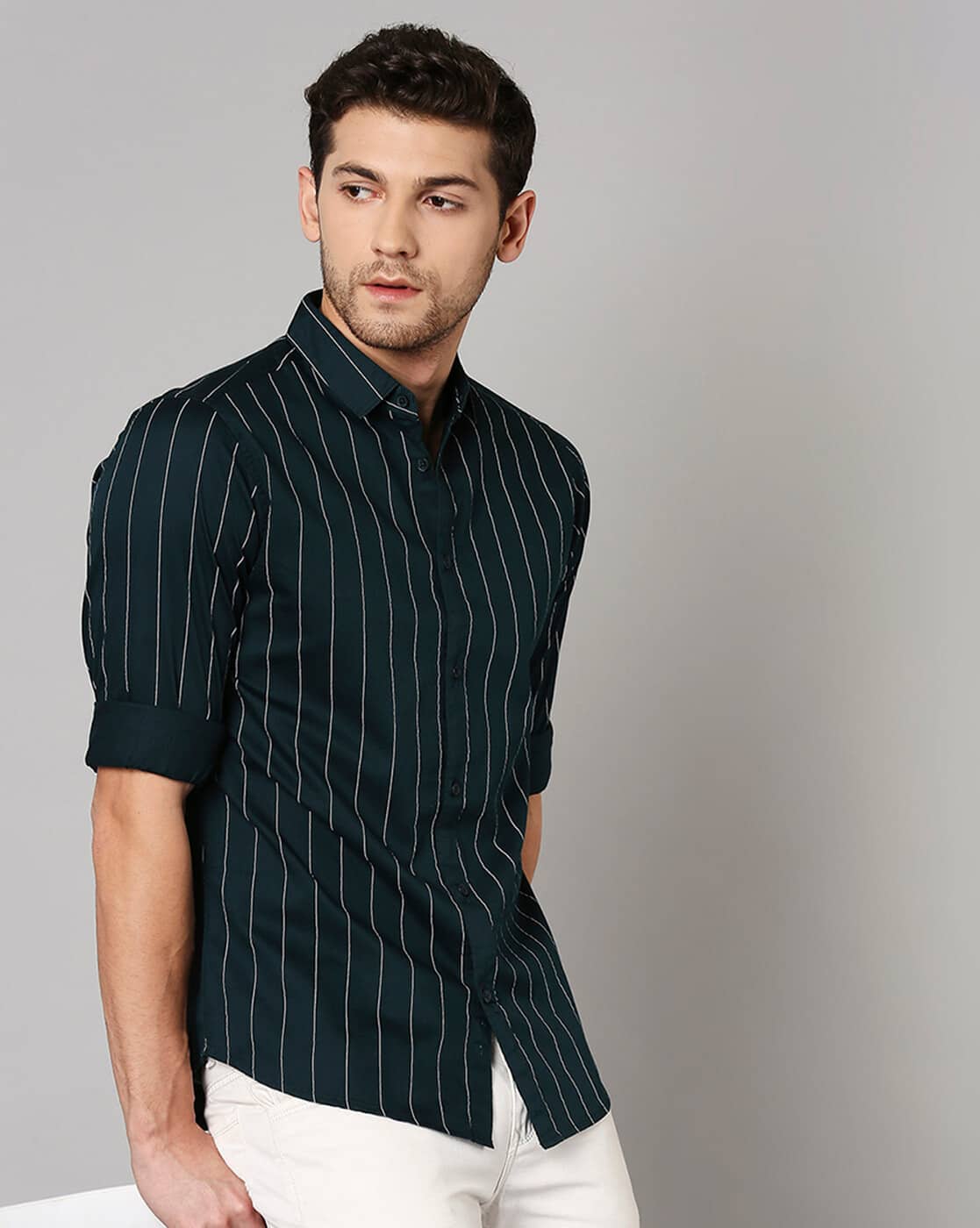 Striped slim fit shirt Clearance